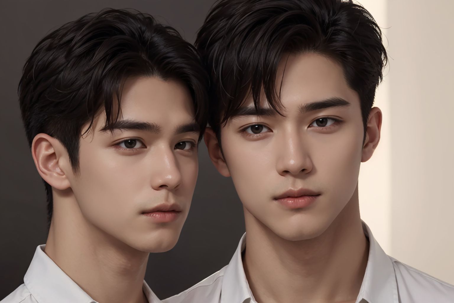00461-2165198307-(2boys_1.4),yaoi,perfect handsome face,broad shoulders,narrow waist,_short hair,black hair,dynamic pose,_best quality,masterpiec.jpg